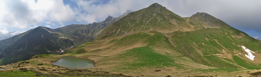 Dal Monte Avaro vista verso Bocchetta Triomen da dove sono sceso